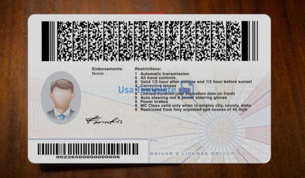 Virginia Driving License Template PSD (Copy) - Image 5