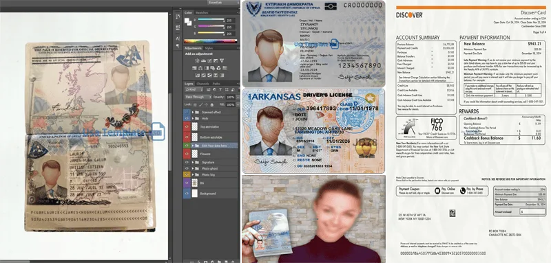 Usatemppsd – Editable PSD Templates for ID, Passport, Driver’s License & Bills