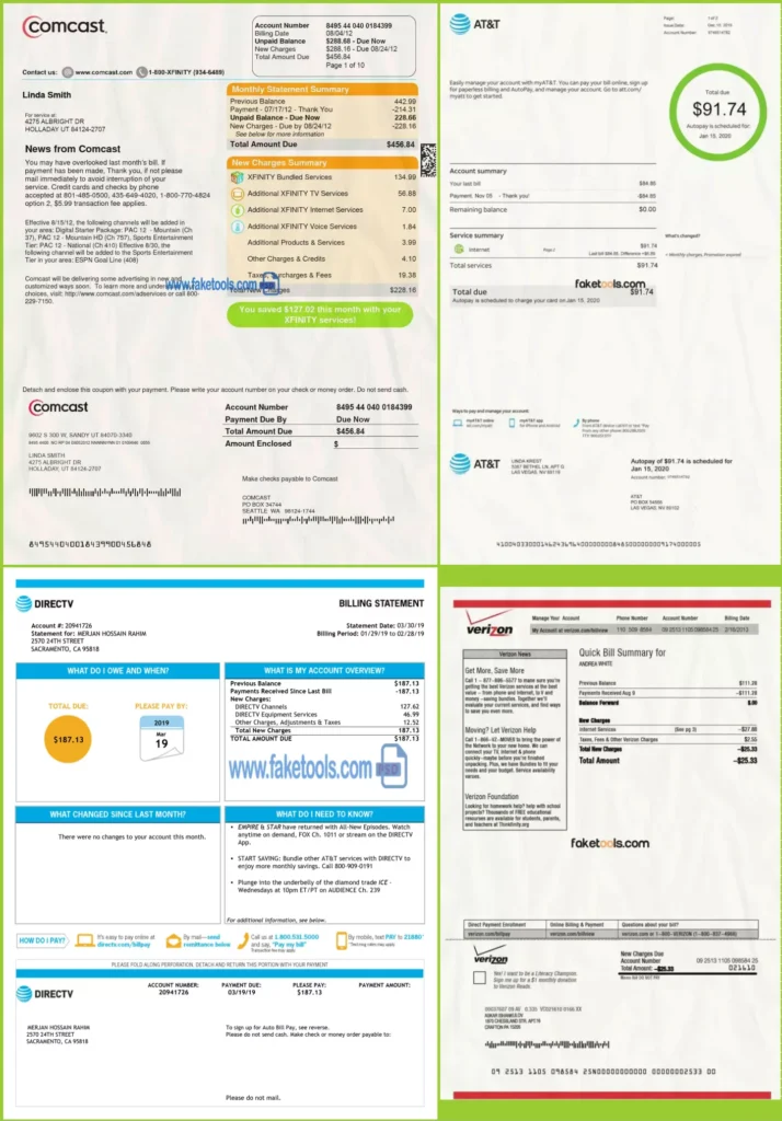 Utility Bill Template: Download & Customize in Minutes!